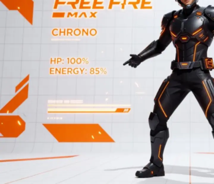 Free Fire MAX kiemelt karakter részletes render képe
