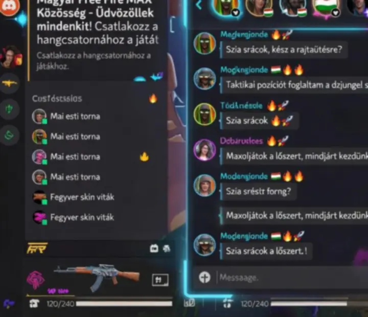 Magyar Free Fire MAX közösség, játékosok és ranglisták